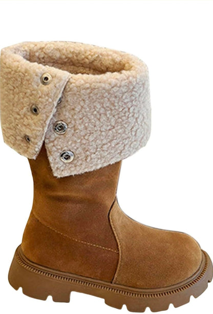 Alpine Sherpa foldover boots