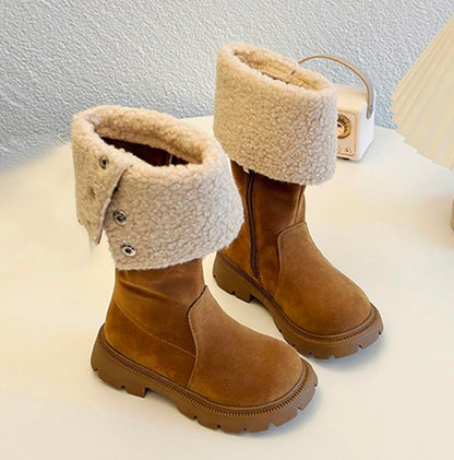 Alpine Sherpa foldover boots