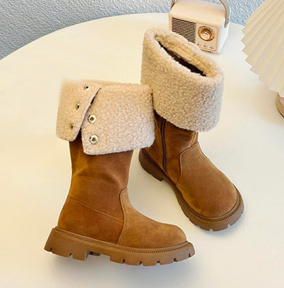 Alpine Sherpa foldover boots