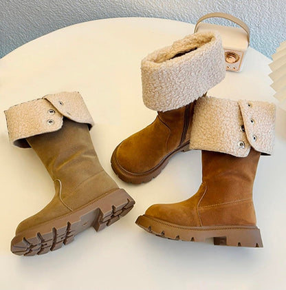 Alpine Sherpa foldover boots