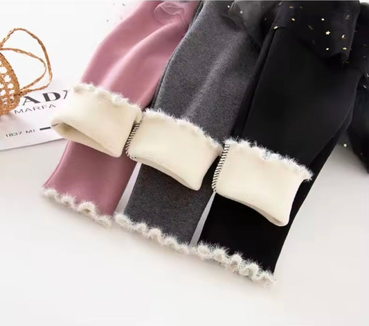 Skirted star tutu fleece lined leggings