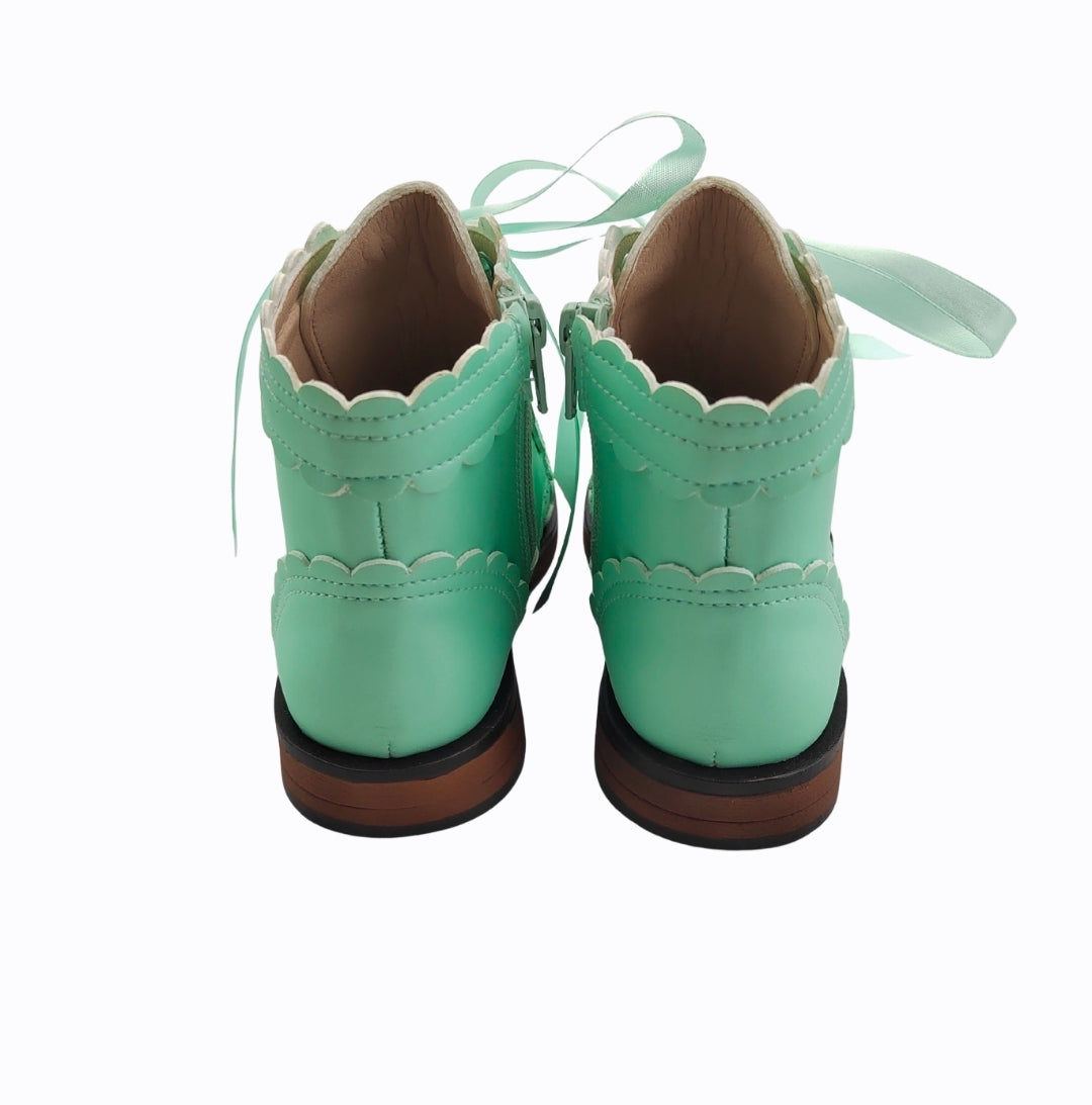 Madeline scallop boots