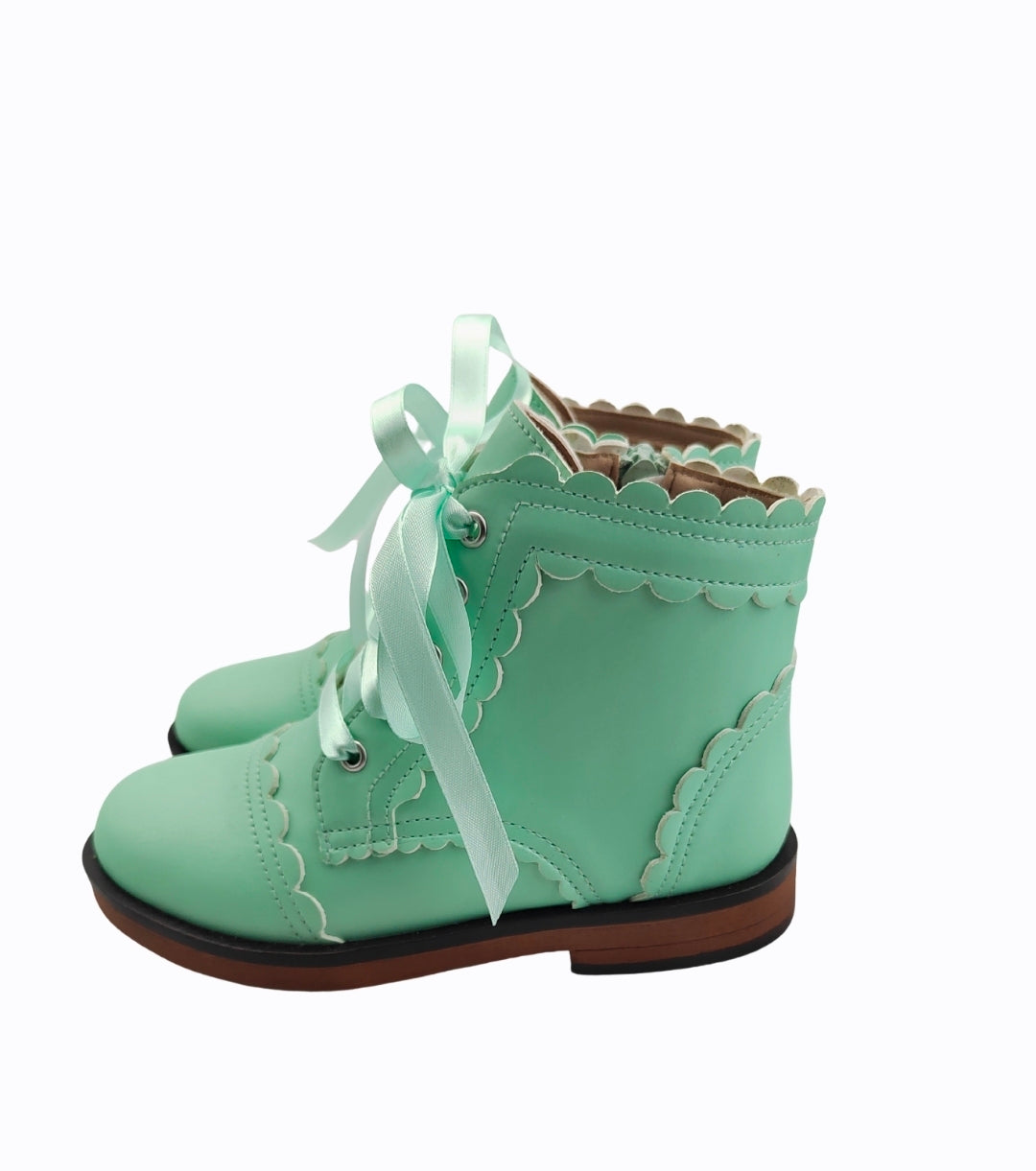 Madeline scallop boots