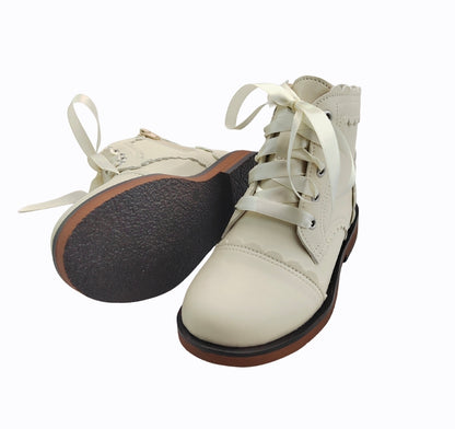 Madeline scallop boots