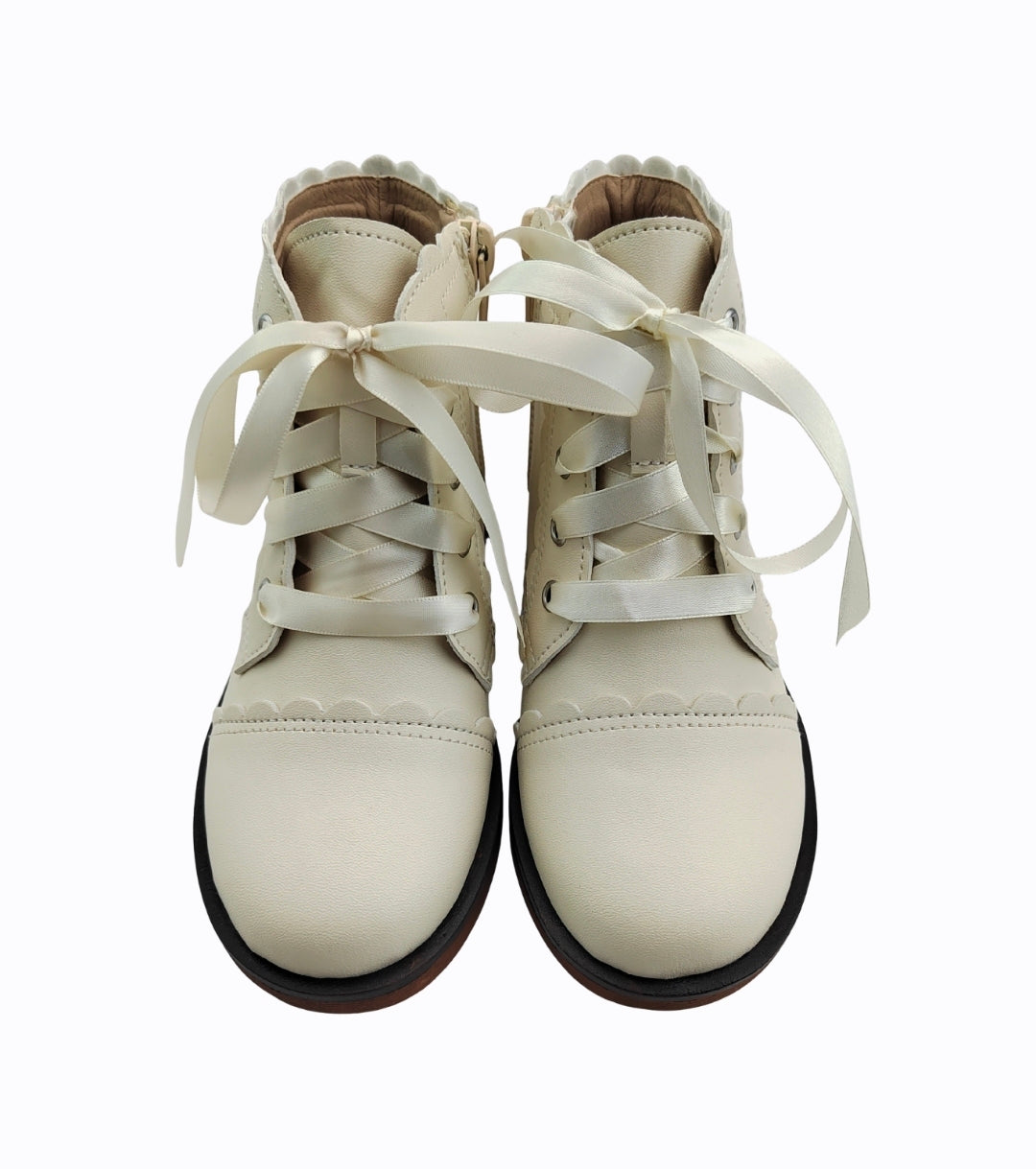 Madeline scallop boots