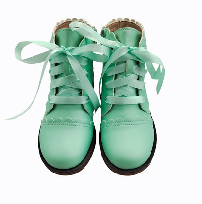 Madeline scallop boots