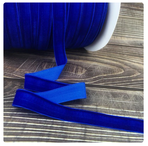 Velvet shoelaces (custom length)