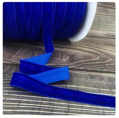 Velvet shoelaces (custom length)