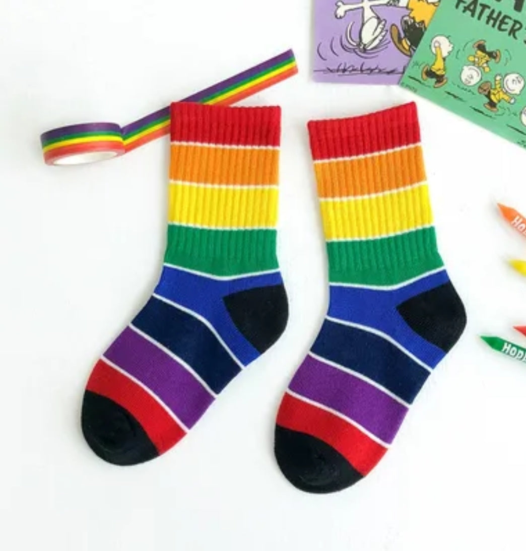 Rainbow Ankle socks