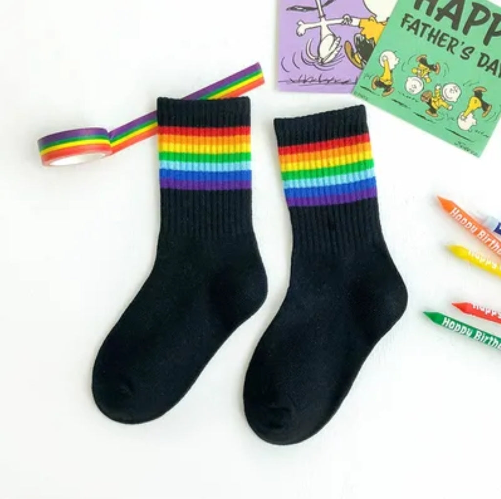 Rainbow Ankle socks