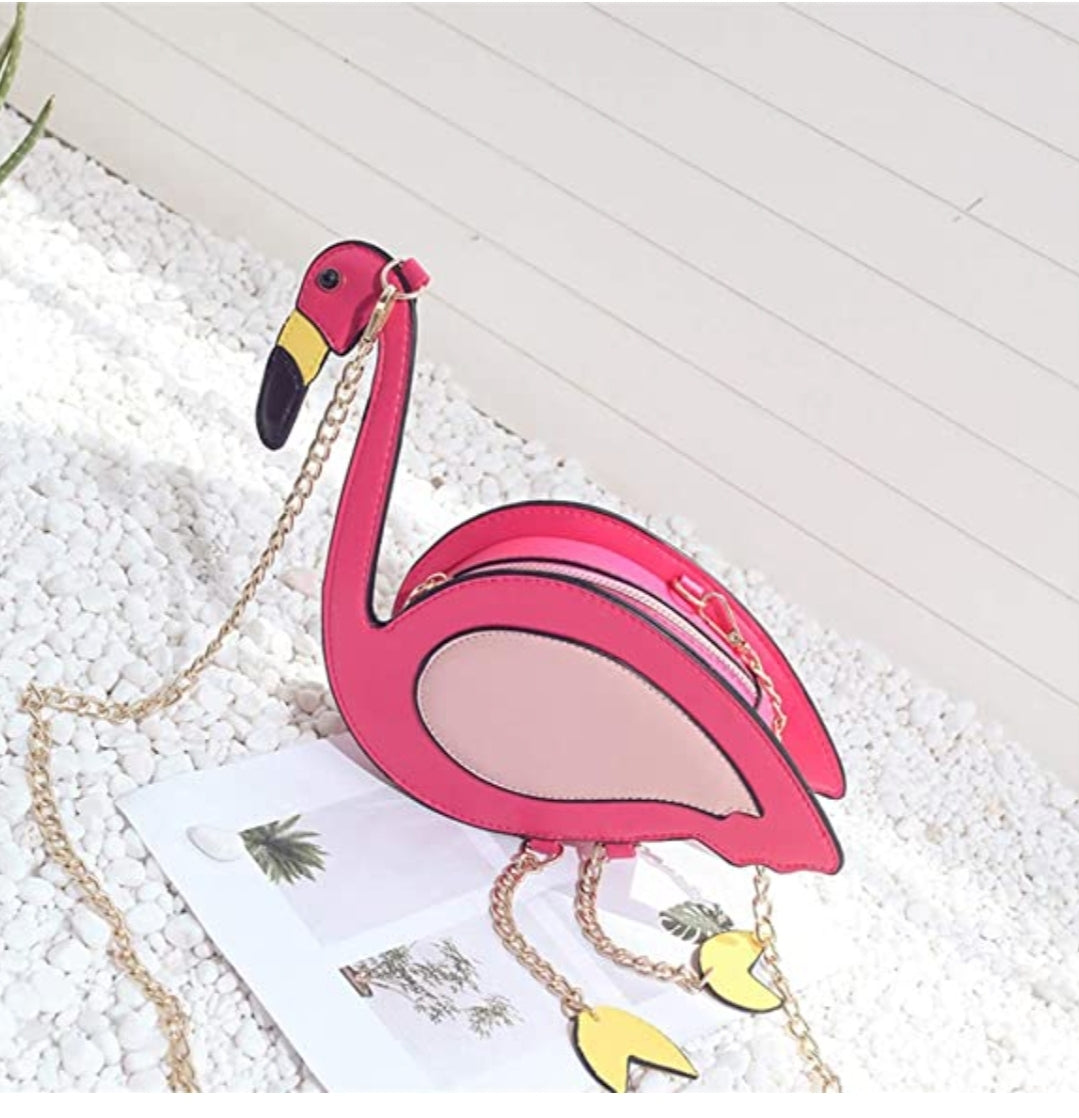 Let's flamingle flamingo bag