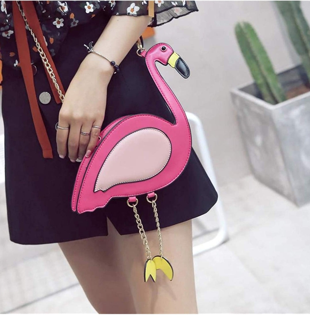 Let's flamingle flamingo bag