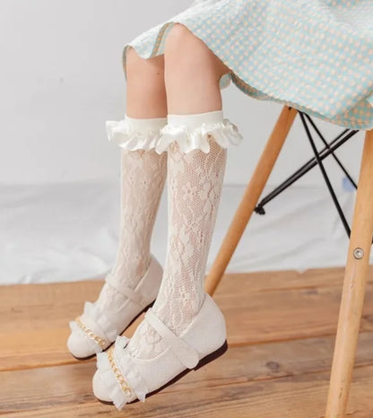 Ruffle Lace stockings