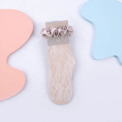 Ruffle Lace stockings