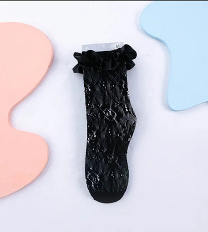 Ruffle Lace stockings