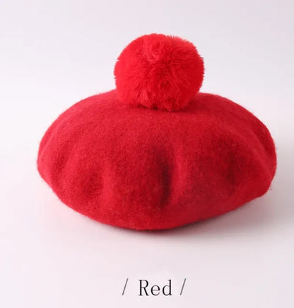 Pom painter beret child and adult match