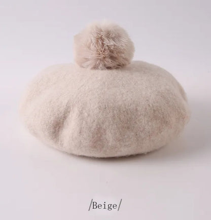 Pom painter beret child and adult match