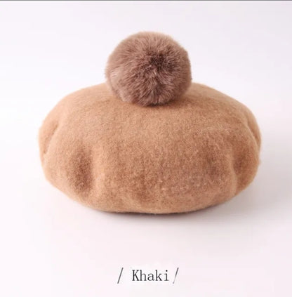 Pom painter beret child and adult match