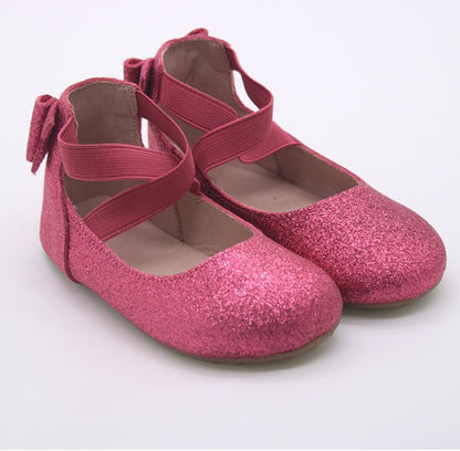 Abigale bow back ballet flats- Shimmer & Glitter