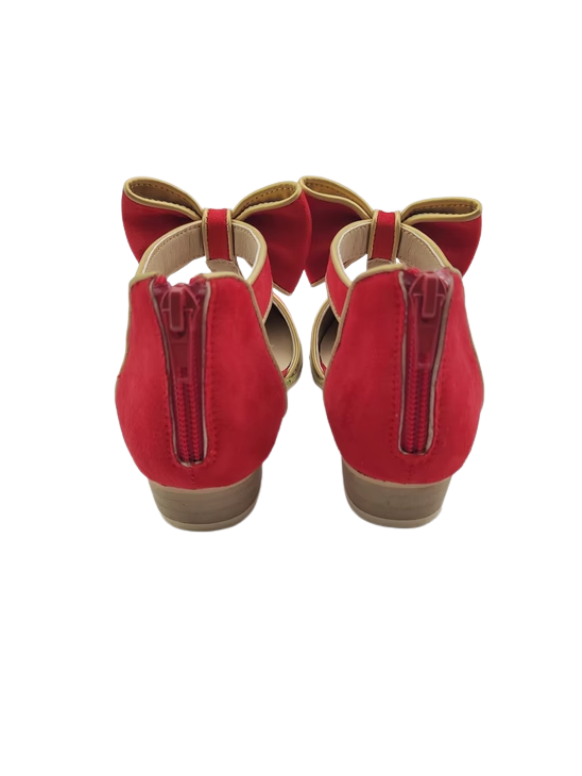 Scarlet sweetheart heels