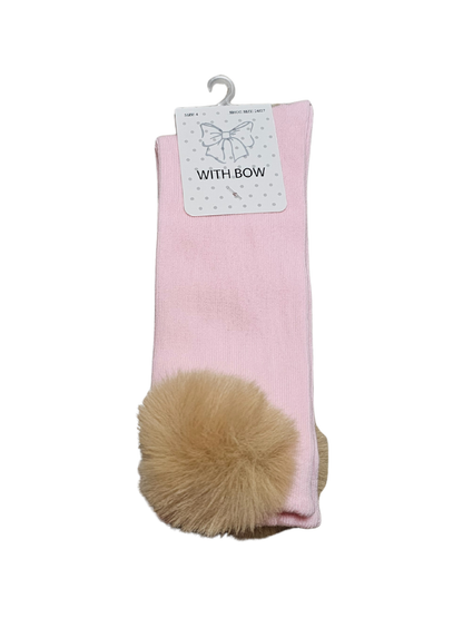 Fur Pom pom socks