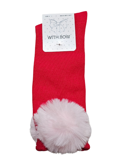 Fur Pom pom socks
