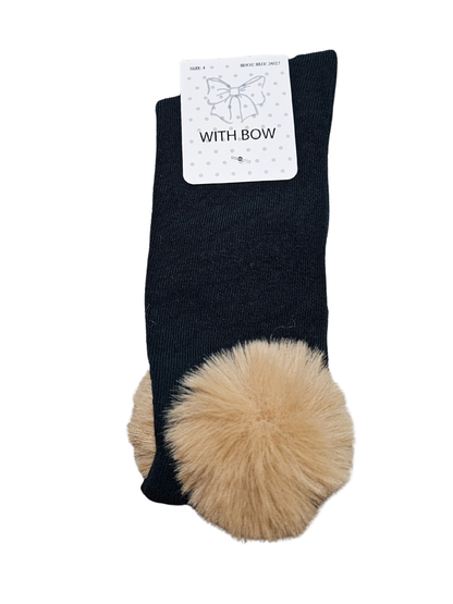 Fur Pom pom socks