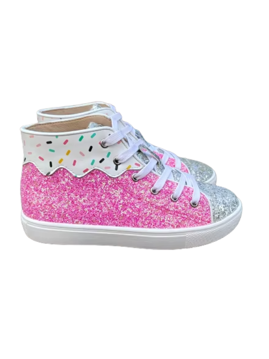 Sprinkle Glitter Hi Top Sneaker pre-order