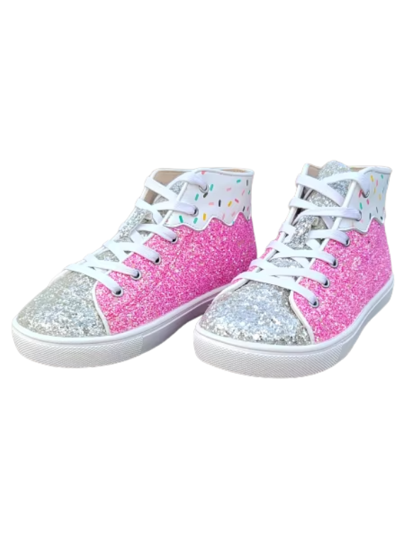 Sprinkle Glitter Hi Top Sneaker pre-order
