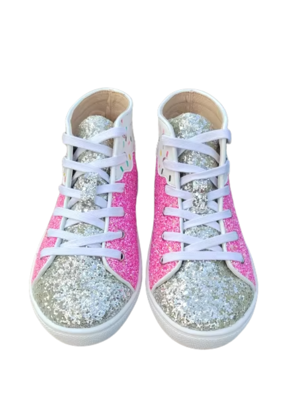 Sprinkle Glitter Hi Top Sneaker pre-order