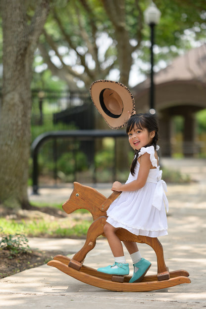 Shania Cowgirl hat with turquoise band - Mom & Me