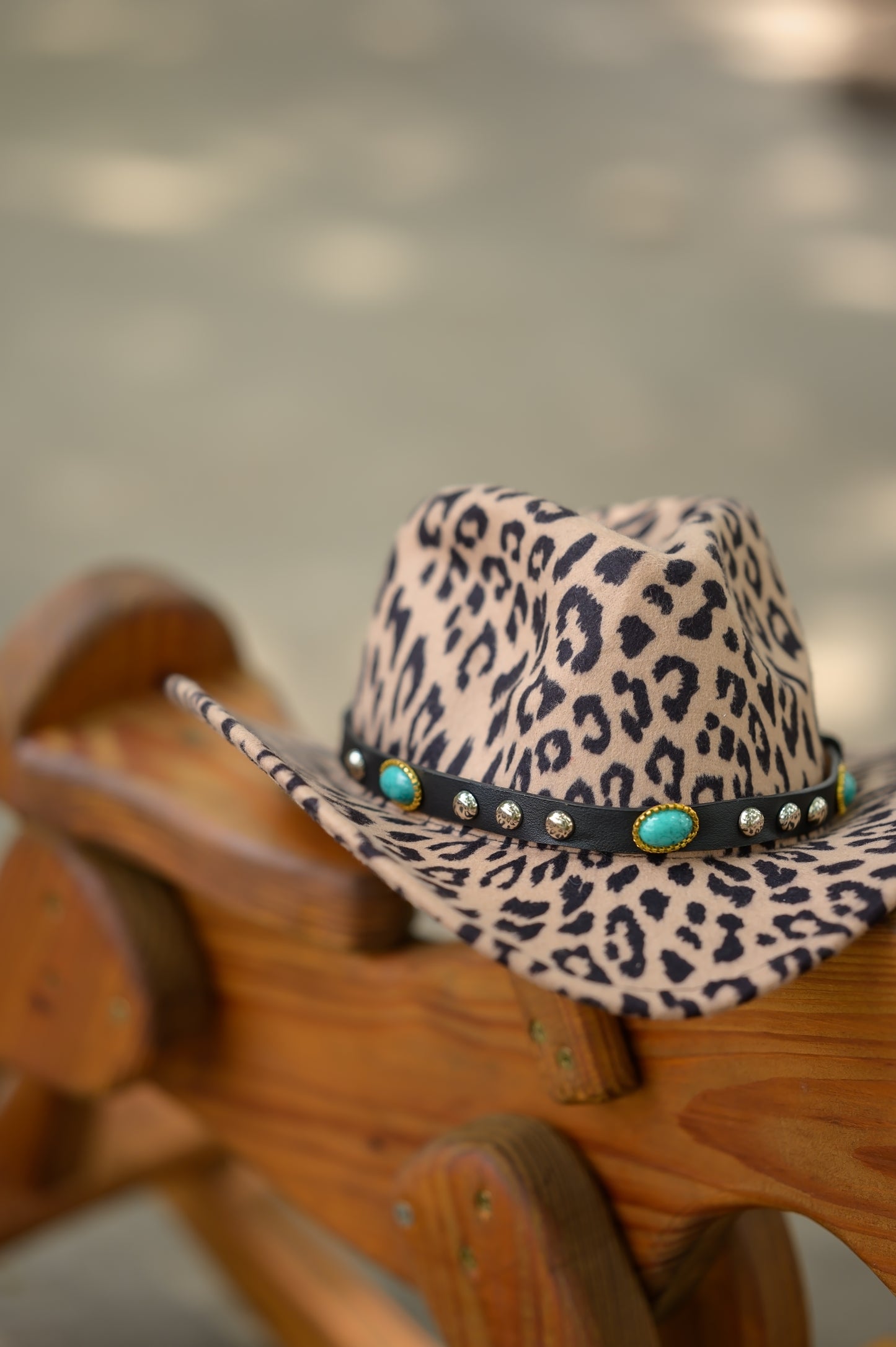 Shania Cowgirl hat with turquoise band - Mom & Me