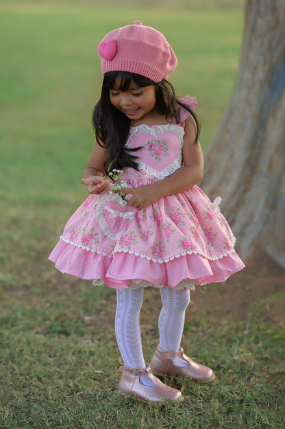 Amore heart contrast beret