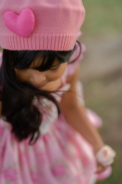 Amore heart contrast beret