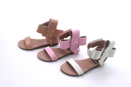 Natalie Patent Leather Bow Sandal