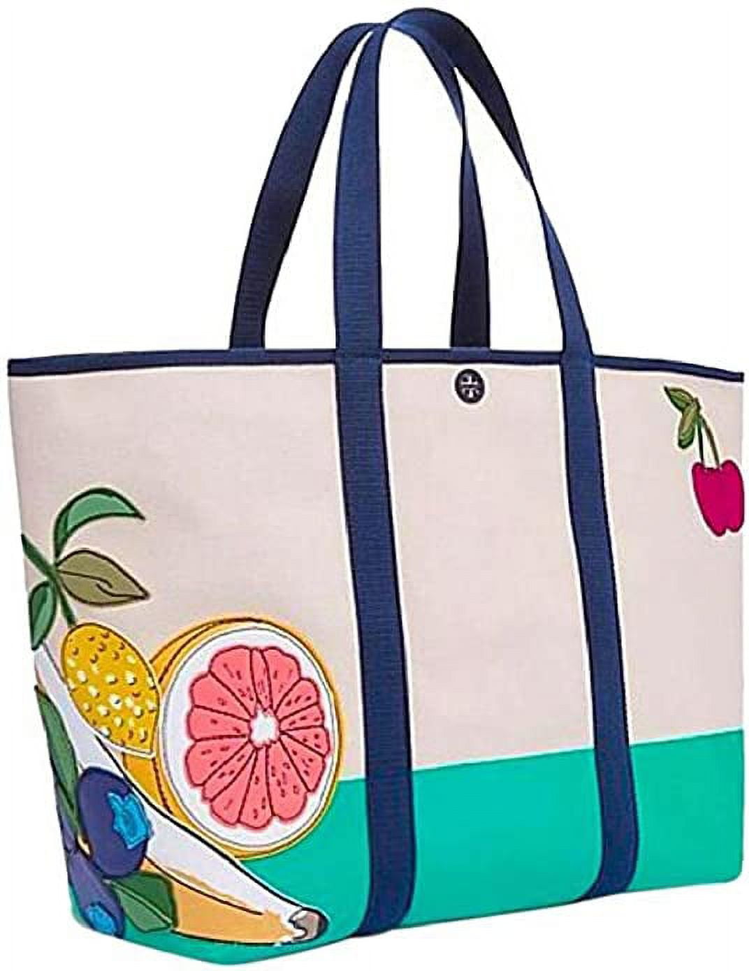 Tory Burch Penn Applique XL Tote Bag, Fruit…