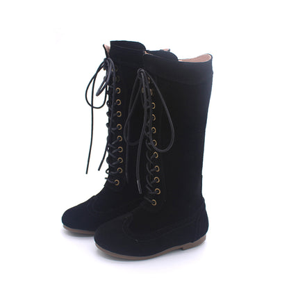Elena Suede Lace-up Boots