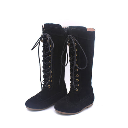 Elena Suede Lace-up Boots