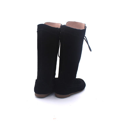Elena Suede Lace-up Boots