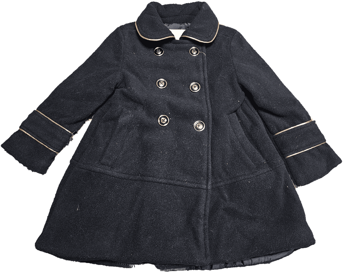 copper key black fleece coat girl black 2/3