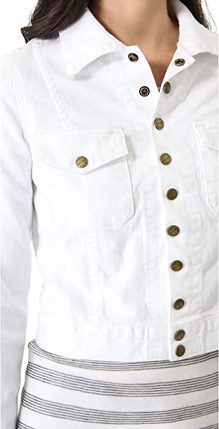 Current/Elliott Women's The Snap Jacket, Sugar, 2