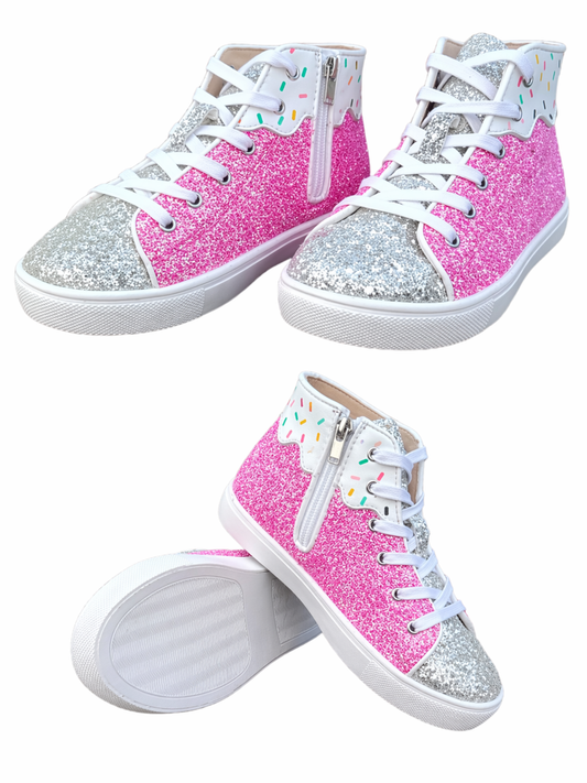 Sprinkle Glitter Hi Top Sneaker pre-order