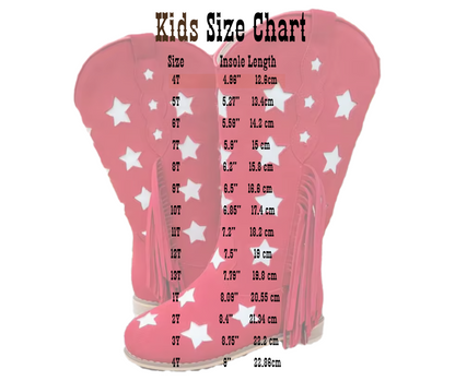 Star spangled sweetheart cowboy boots - ready to ship