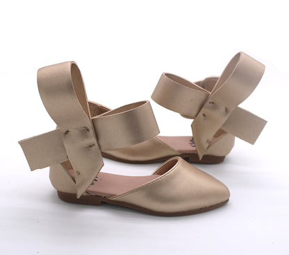 Natalie Patent Leather Bow Sandal