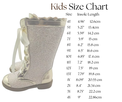 Goldie scallop lace boots
