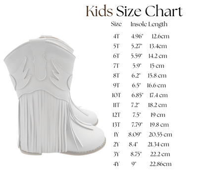 Jolene Fringe Leather Cowgirl Boots white - NEW STYLE