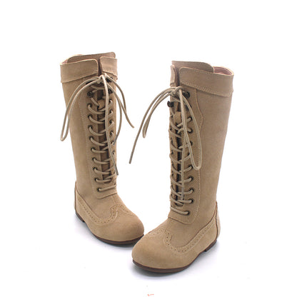 Elena Suede Lace-up Boots