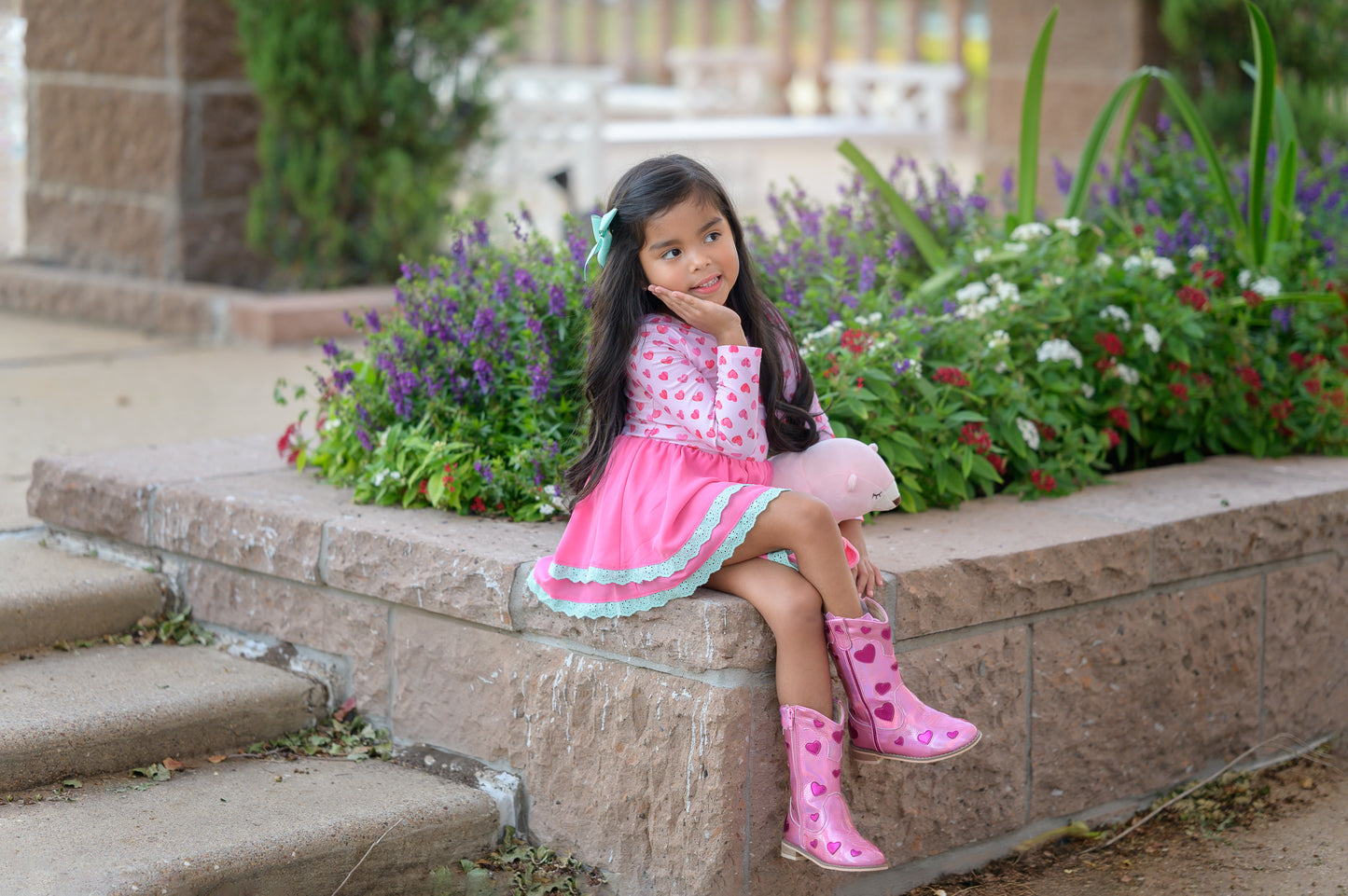 Love Story Embroidered heart cowboy boots pre-order