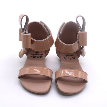 Natalie Patent Leather Bow Sandal