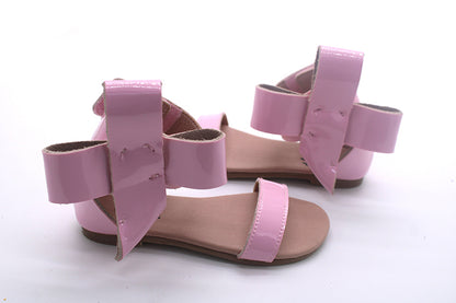 Natalie Patent Leather Bow Sandal